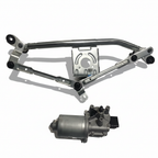 Front Windshield Wiper Motor for Peugeot 301 wiper motor close-up of motor shaft and gear mechanism