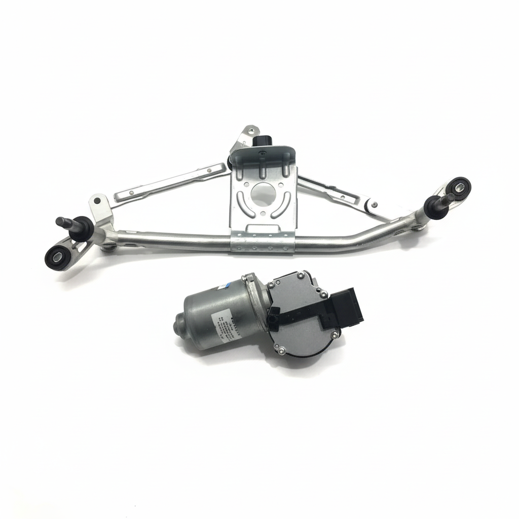 Front Windshield Wiper Motor for Peugeot 301 motor showing mounting bracket and electrical connectors