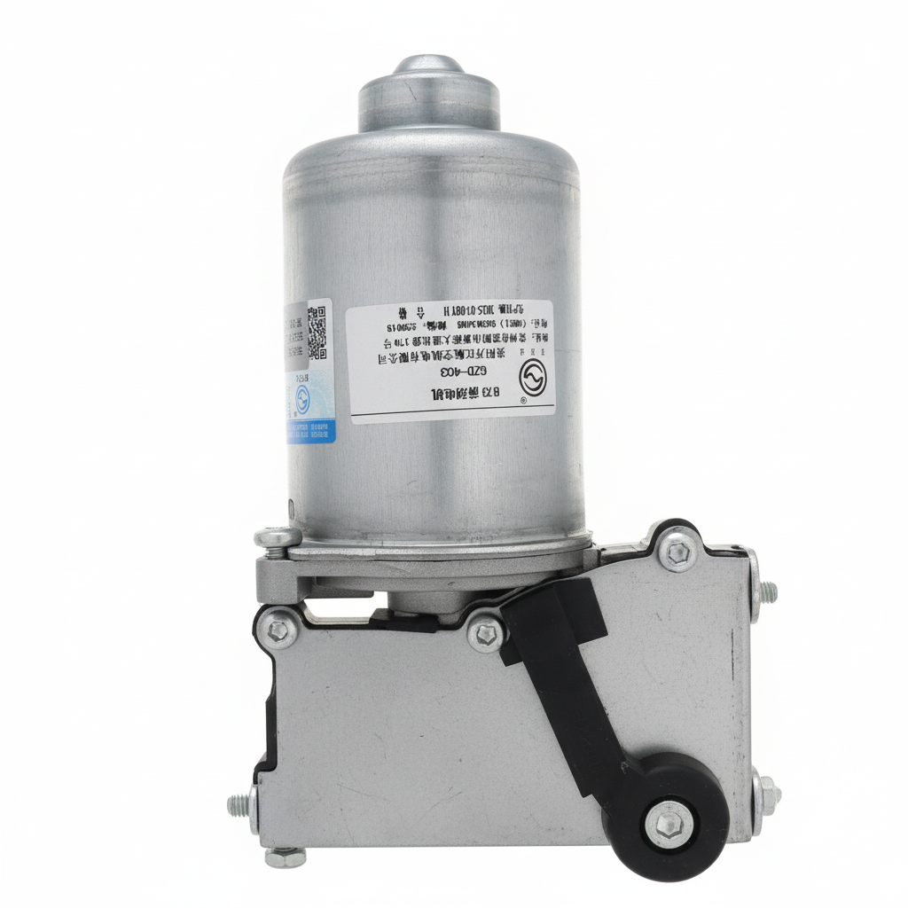 Front Windshield Wiper Motor for Peugeot 308 wiper motor gear mechanism close-up