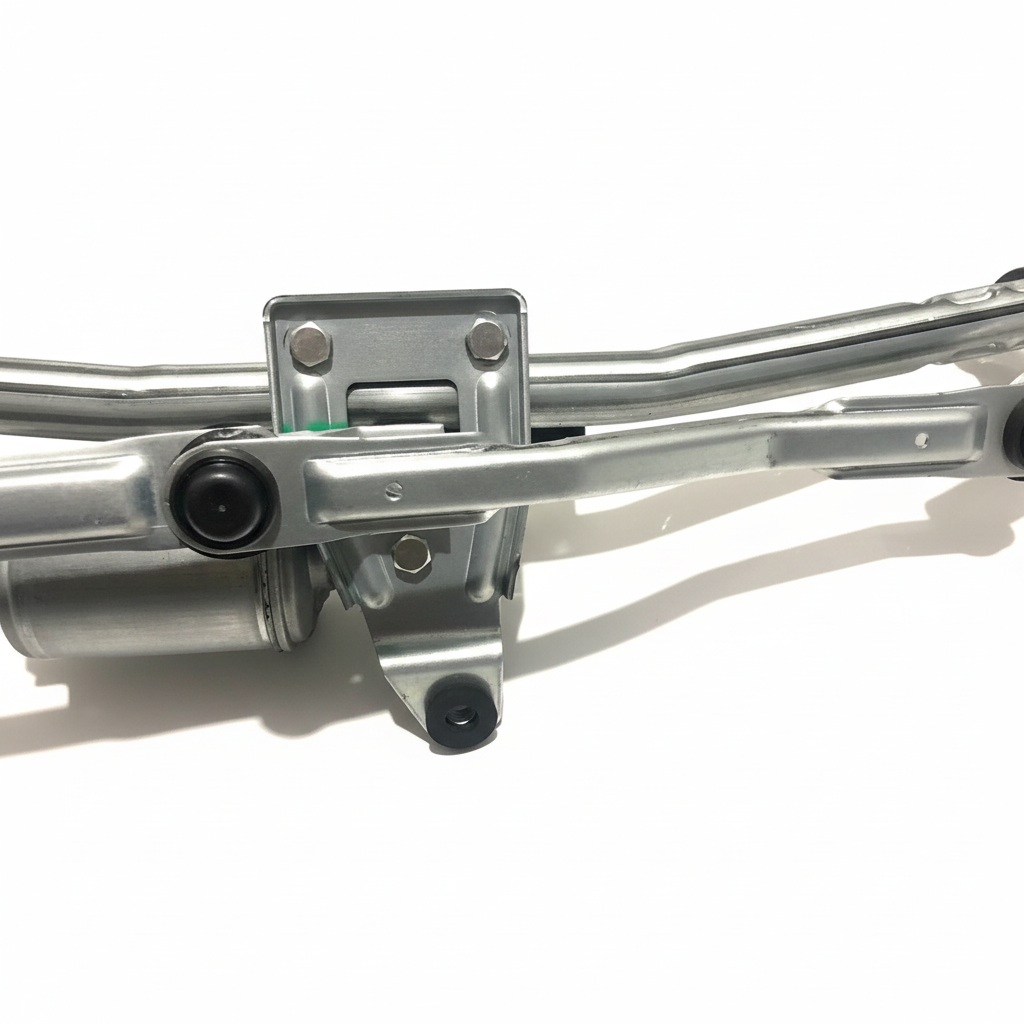 Front Windshield Wiper Motor for Chevrolet Sail wiper motor assembly bracket detail view