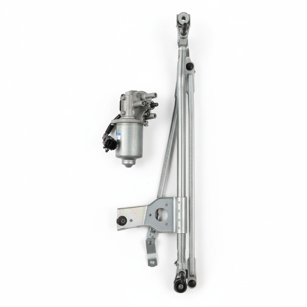 Front Windshield Wiper Motor for Haima S3 motor showing mounting bracket and electrical connectors