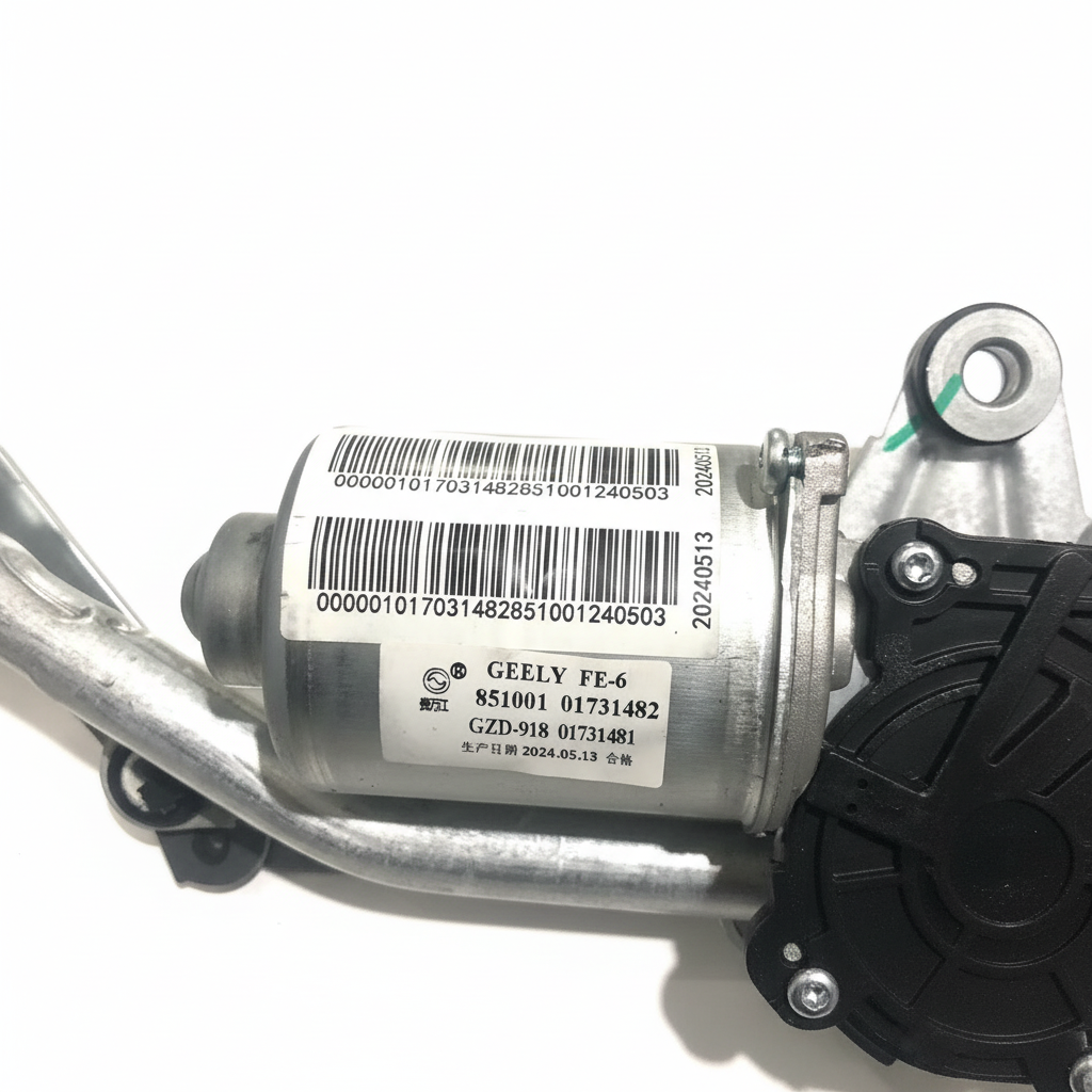 Front Windshield Wiper Motor for Geely Binrui wiper motor assembly bracket detail view