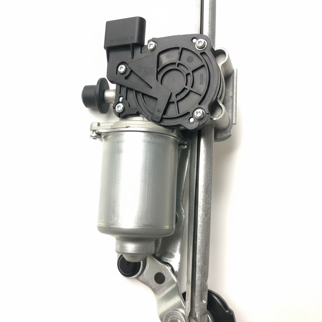 Front Windshield Wiper Motor for Geely Binyue wiper motor gear mechanism close-up