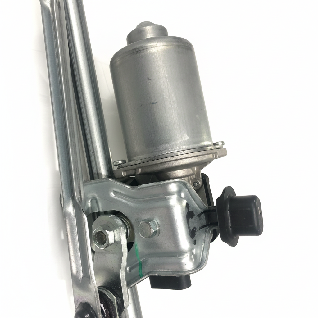Front Windshield Wiper Motor for Geely Boyue wiper motor gear mechanism close-up