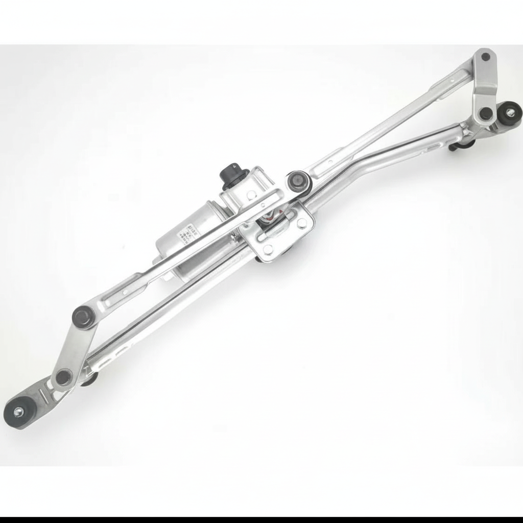 Front Windshield Wiper Motor for Geely Boyue motor showing mounting bracket and electrical connectors