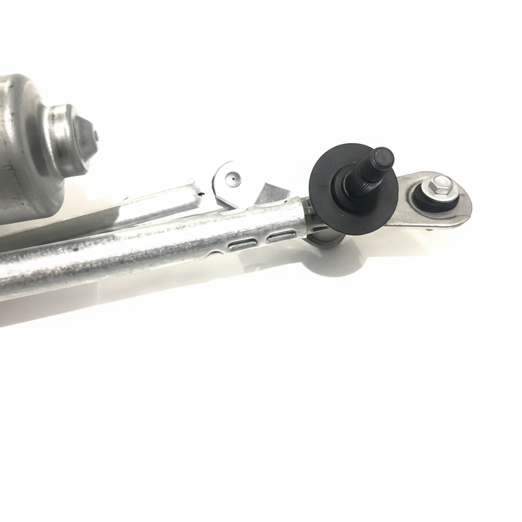 Front Windshield Wiper Motor for Geely Emgrand wiper motor close-up of motor shaft and gear mechanism