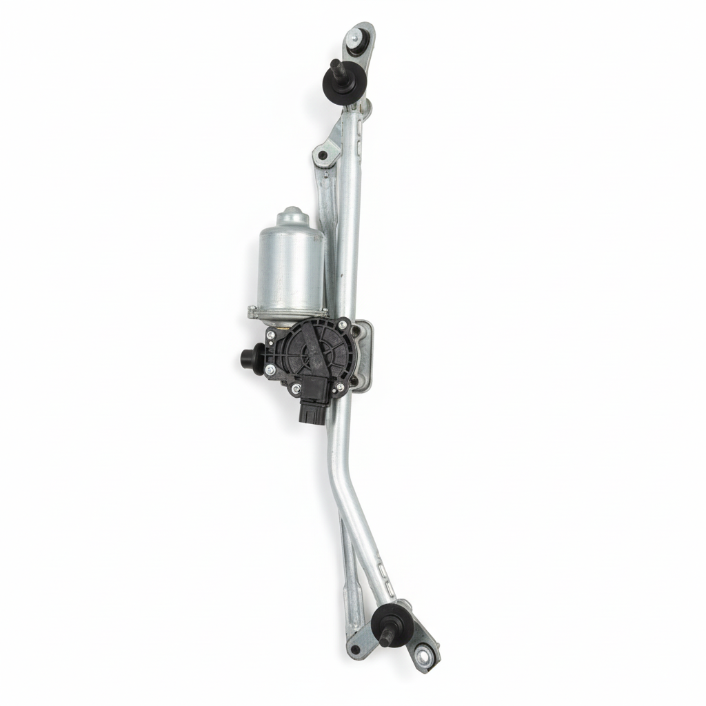Front Windshield Wiper Motor for Geely Emgrand motor showing mounting bracket and electrical connectors