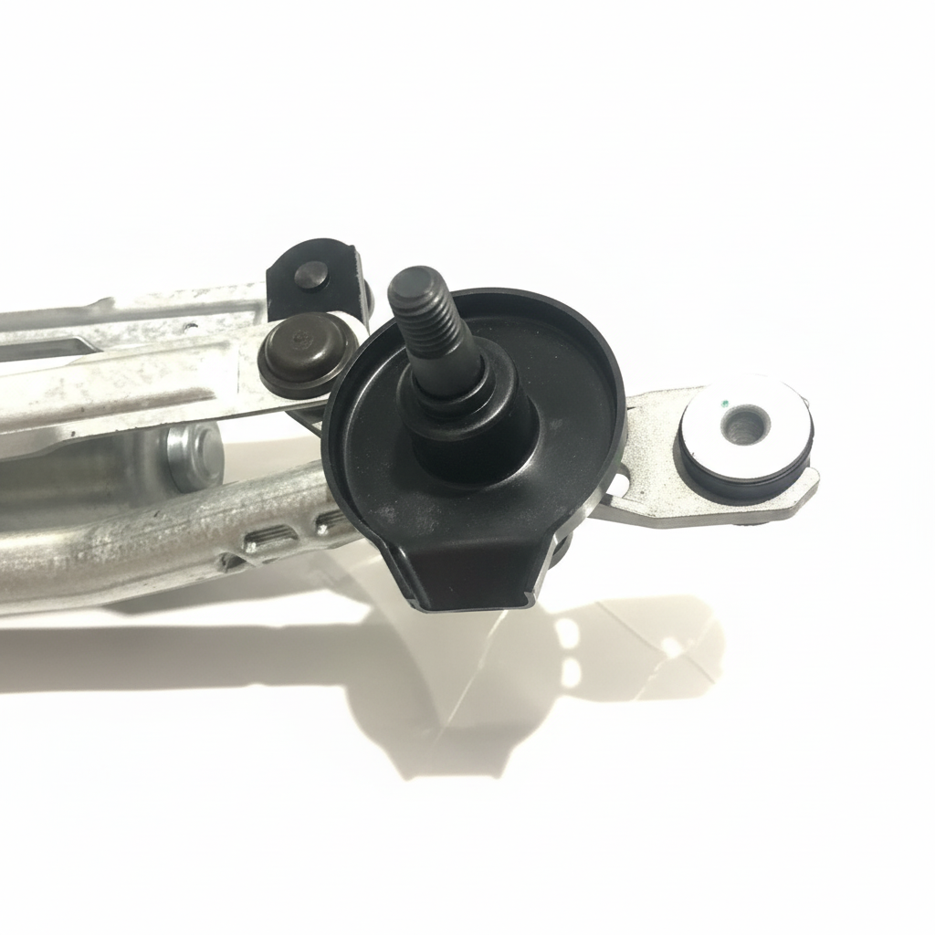 Front Windshield Wiper Motor for Geely Galaxy motor showing mounting bracket and electrical connectors